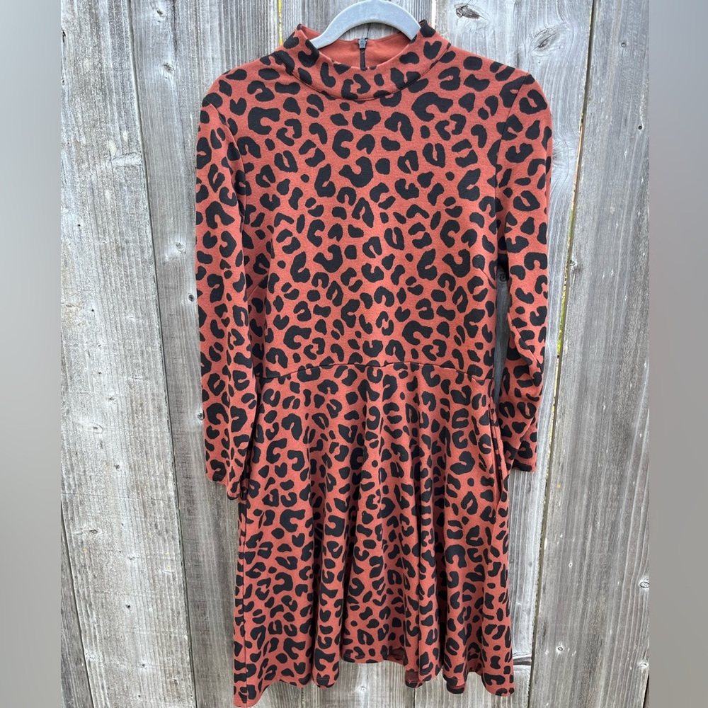 Marine Layer Tyra Mock Neck Long Sleeve Mini dress